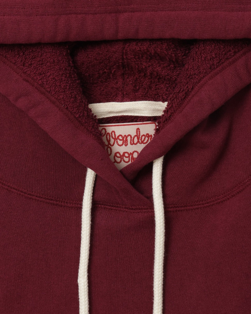 Pullover Hoodie - Super Looper French Terry - Burgundy