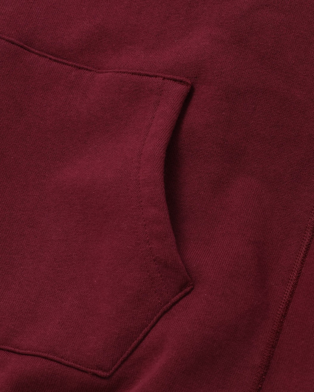 Pullover Hoodie - Super Looper French Terry - Burgundy