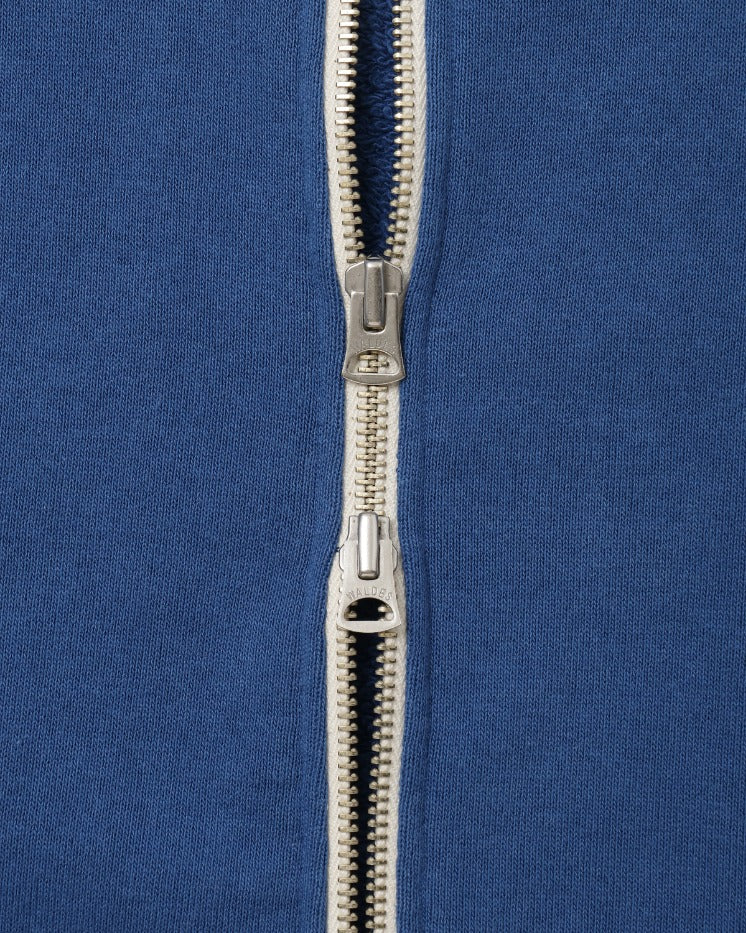 Zip Hoodie - Super Looper French Terry - Varsity Blue