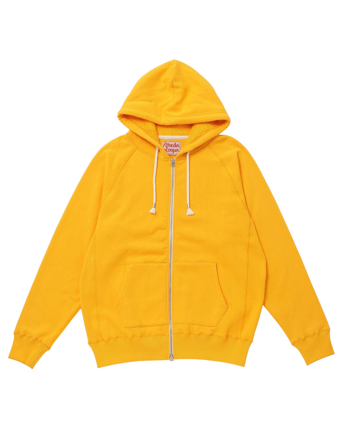 Zip Hoodie - Super Looper French Terry - Marigold