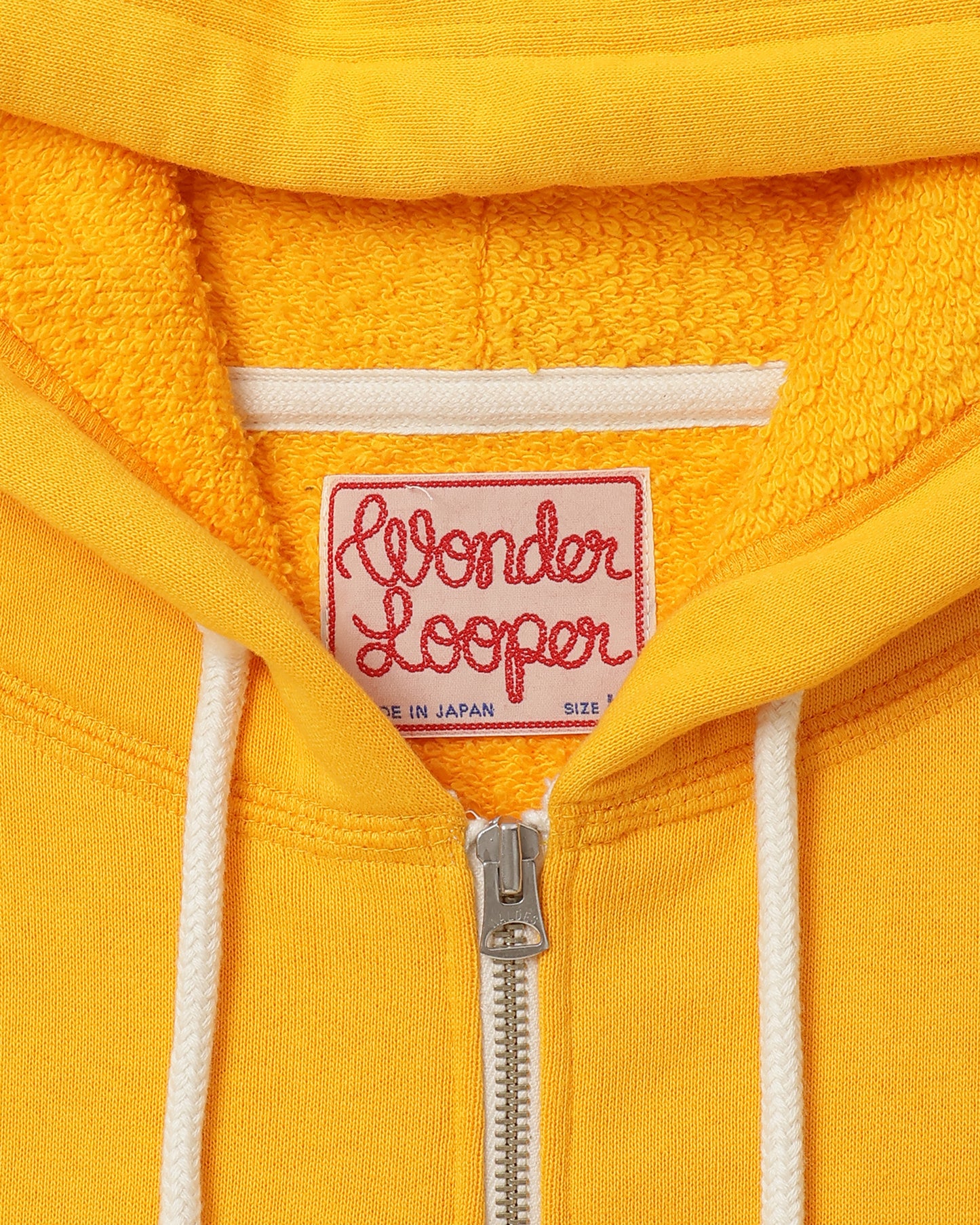 Zip Hoodie - Super Looper French Terry - Marigold