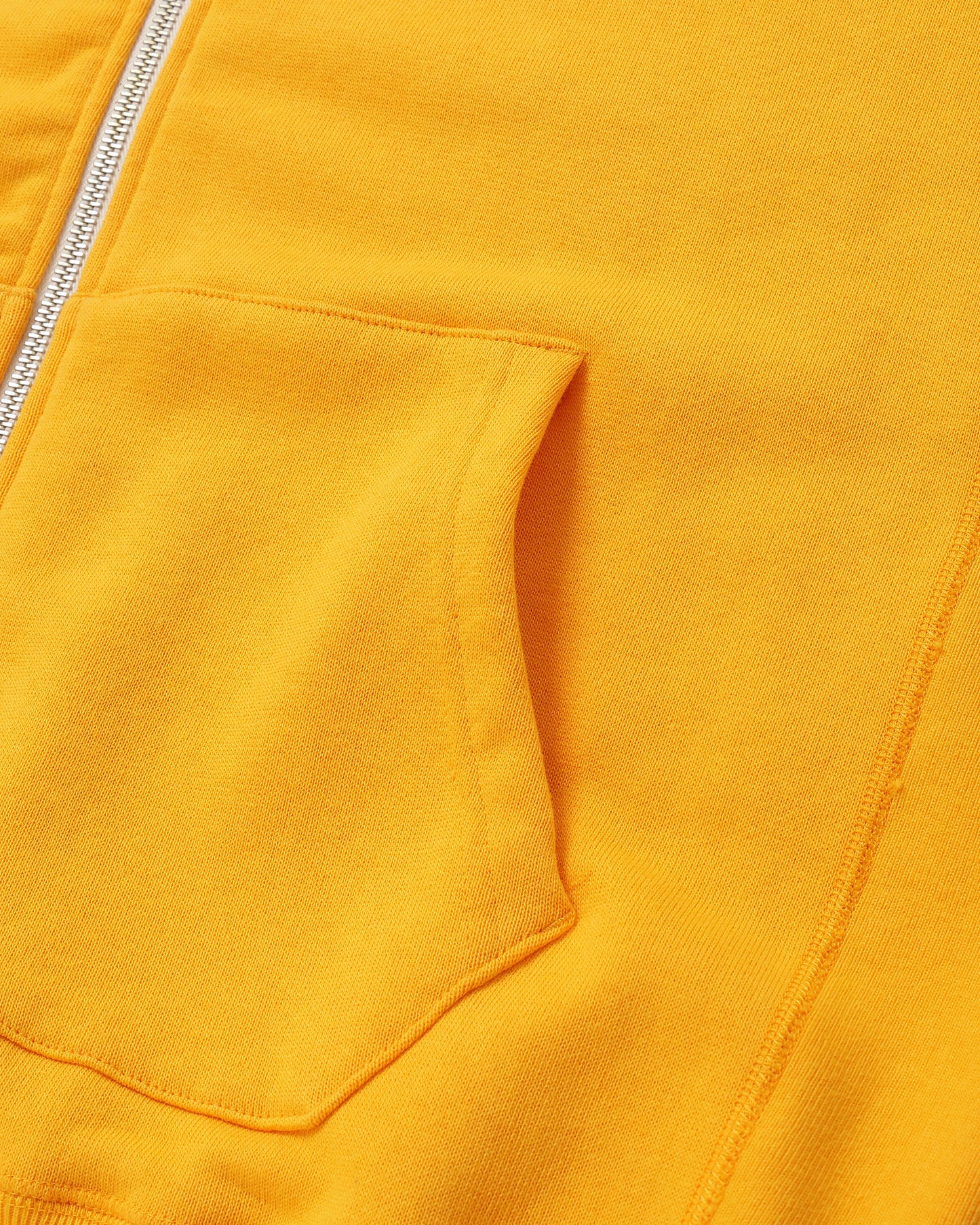 Zip Hoodie - Super Looper French Terry - Marigold