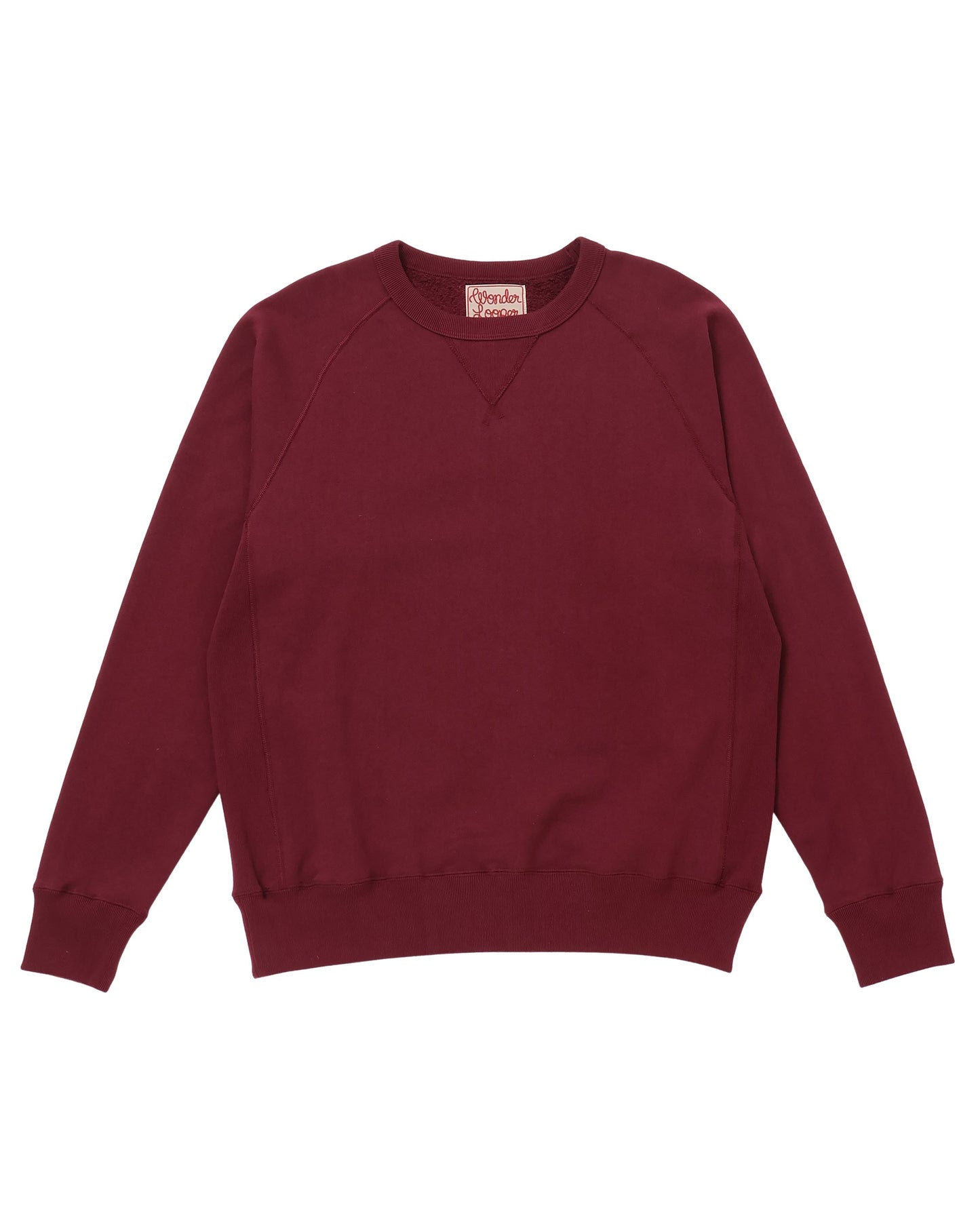 Pullover Crewneck - Super Looper French Terry - Burgundy