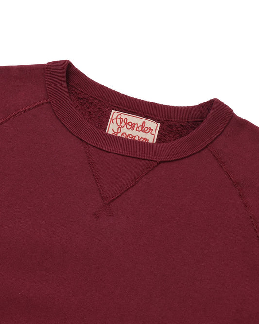 Pullover Crewneck - Super Looper French Terry - Burgundy