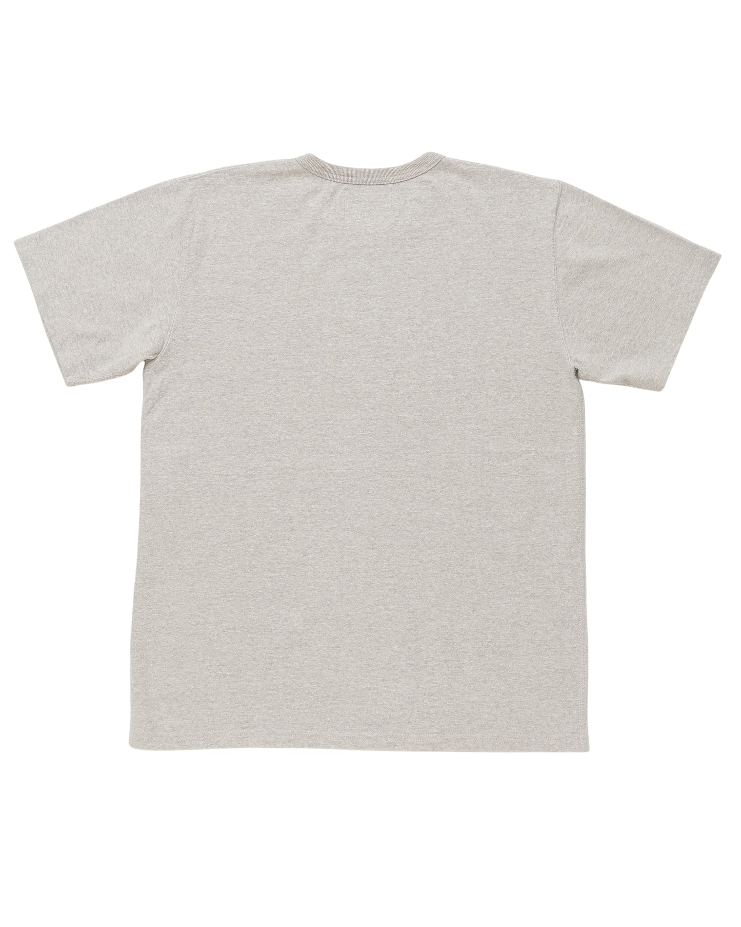 Crewneck T-shirt - ELS Recycled Cotton Slub - Heather Grey