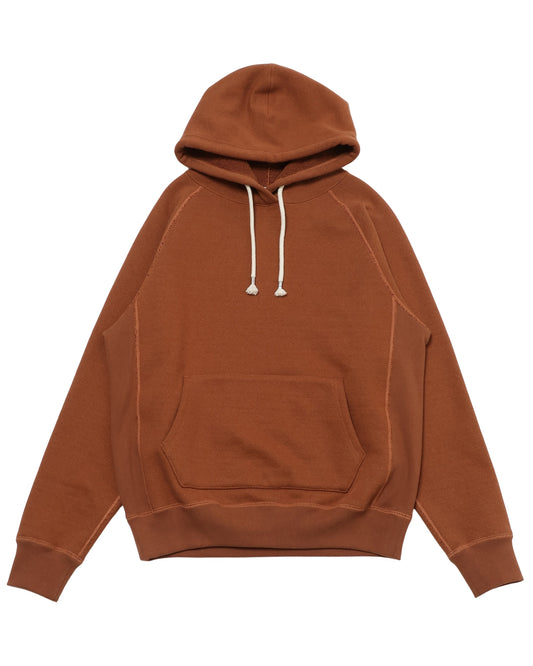 Pullover Hoodie - Double Heavyweight French Terry - Rust