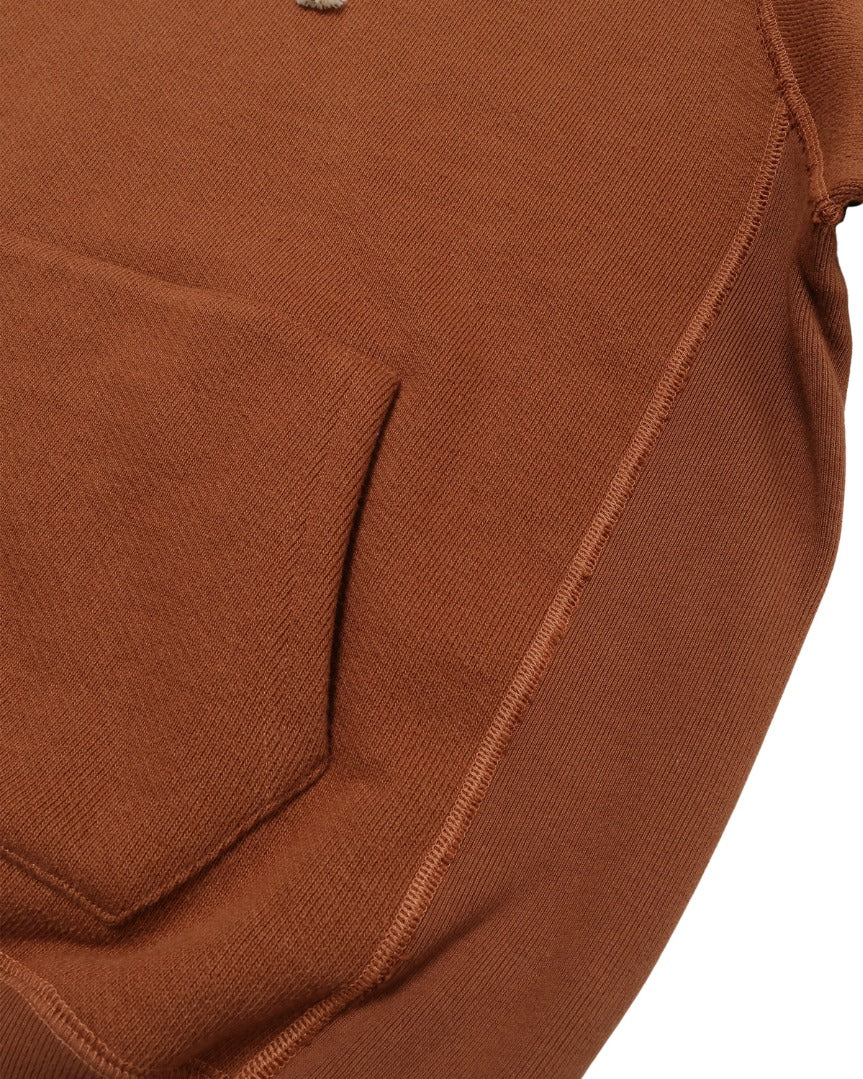 Pullover Hoodie - Double Heavyweight French Terry - Rust