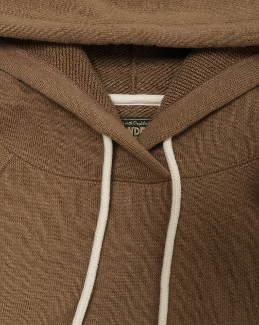 Pullover Hoodie - Iron Mordant Foxfibre® Double Heavyweight French Terry - Coyote 80