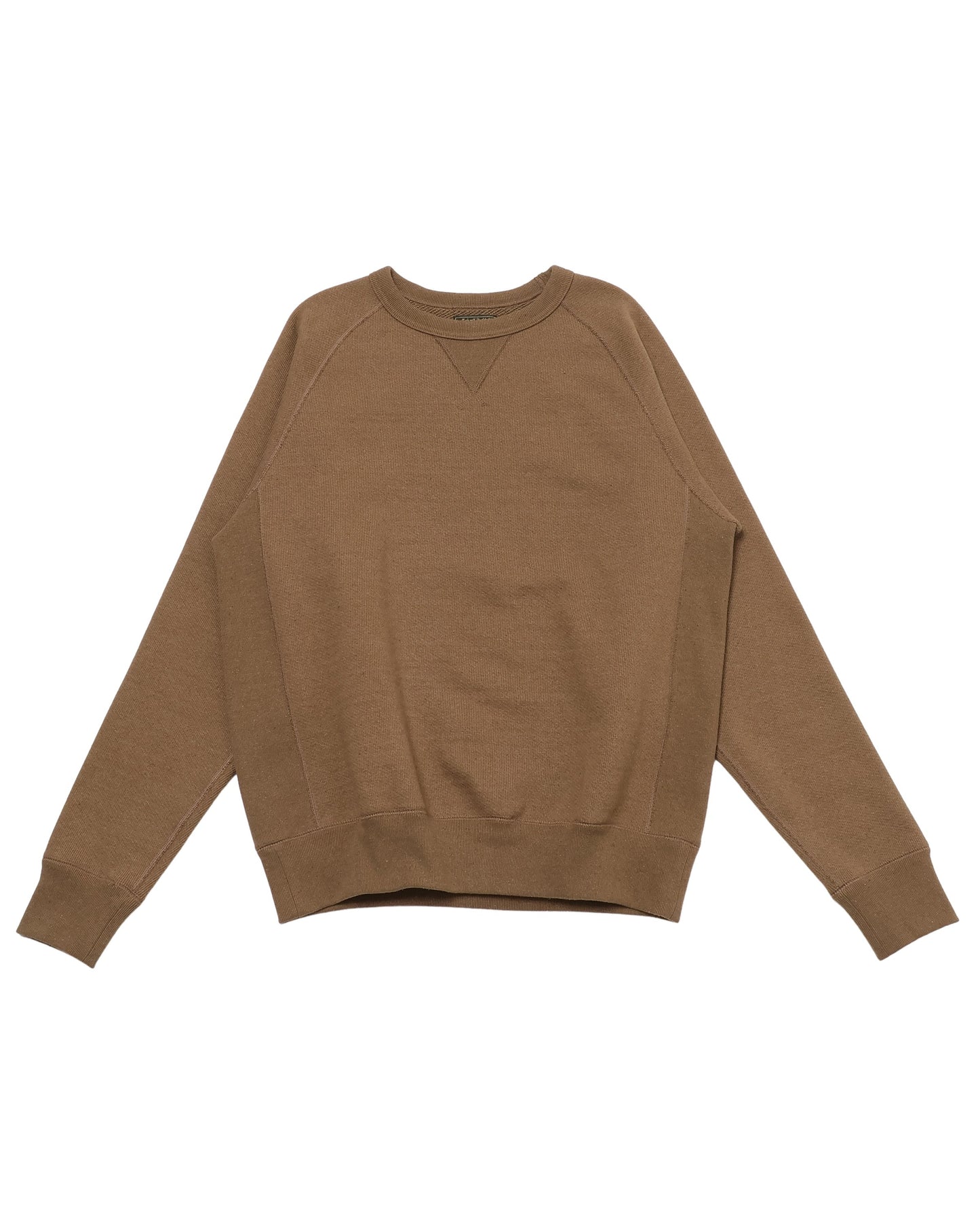 Pullover Crewneck - Iron Mordant Foxfibre® Double Heavyweight French Terry - Coyote 80