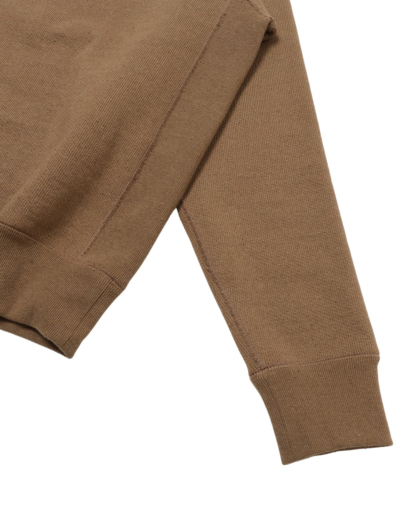 Pullover Crewneck - Iron Mordant Foxfibre® Double Heavyweight French Terry - Coyote 80