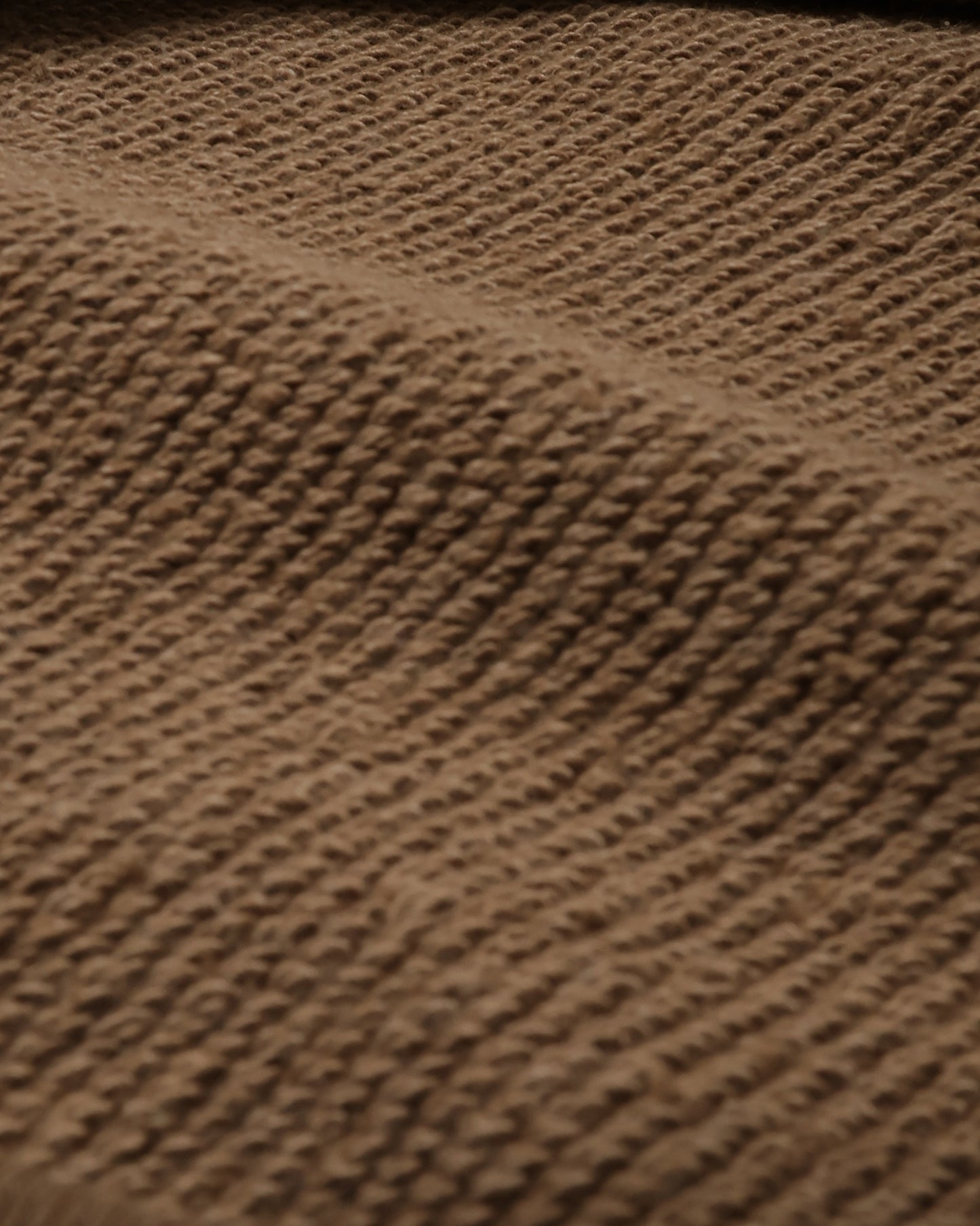 Pullover Crewneck - Iron Mordant Foxfibre® Double Heavyweight French Terry - Coyote 80