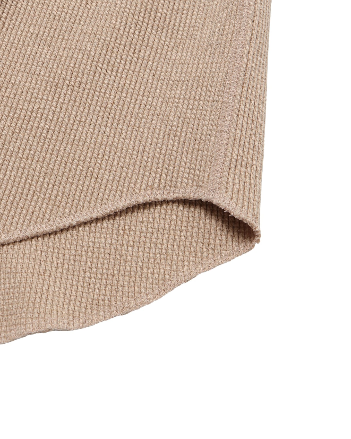 Henley - Foxfibre® Heavyweight Waffle - Coyote 15