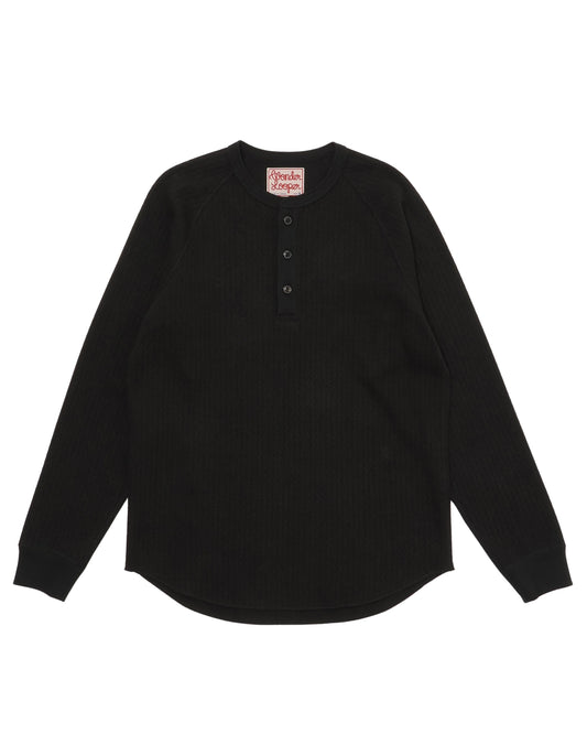 Henley - Cashmere Blend Honeycomb - Sumi