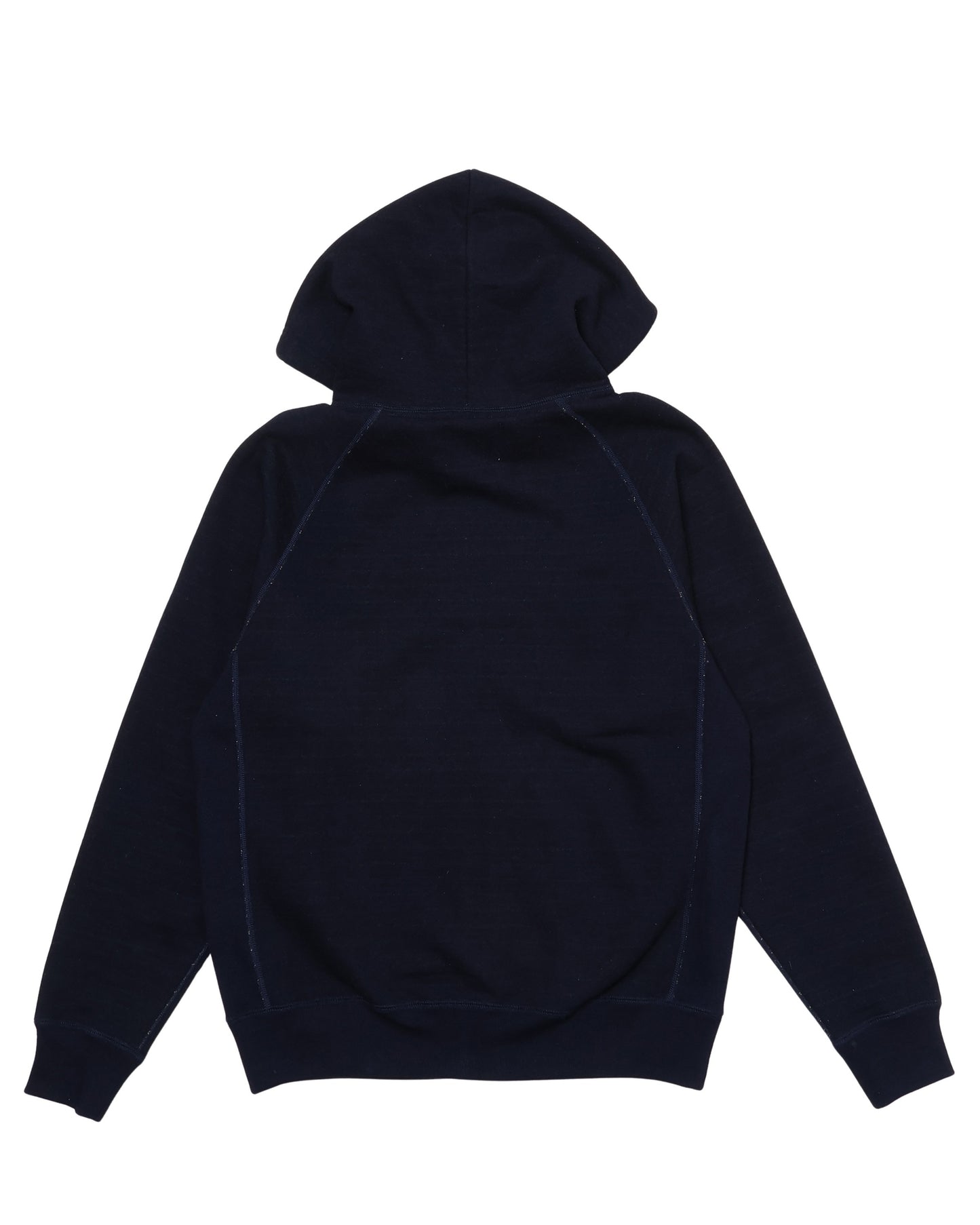 Zip Hoodie -  Real Indigo Blanket Striped French Terry