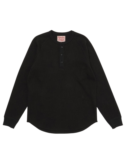 Henley - Cashmere Blend Honeycomb - Sumi