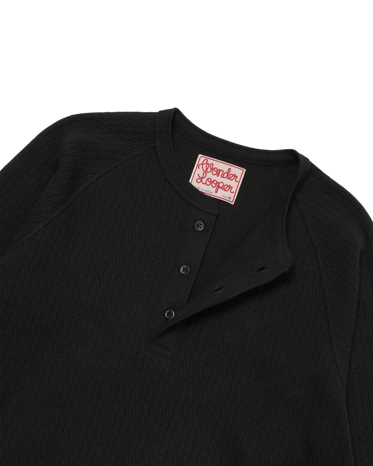 Henley - Cashmere Blend Honeycomb - Sumi