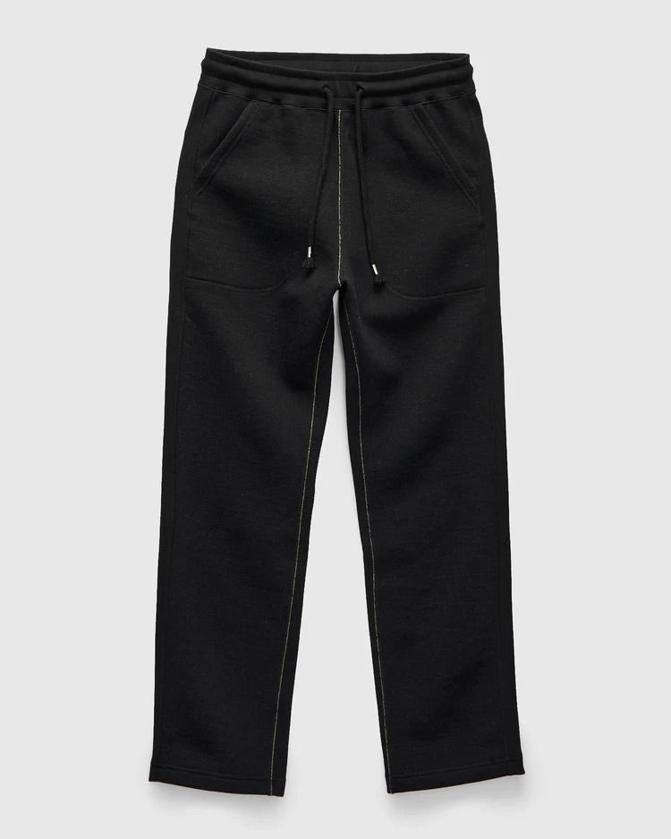 Sweatpants - Fleeced Foxfibre® - Black – Wonder Looper