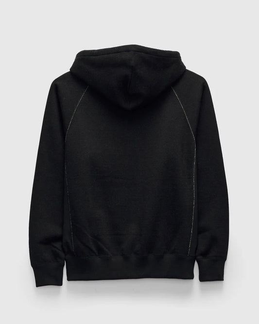 Zip Hoodie - Fleeced Foxfibre® - Black