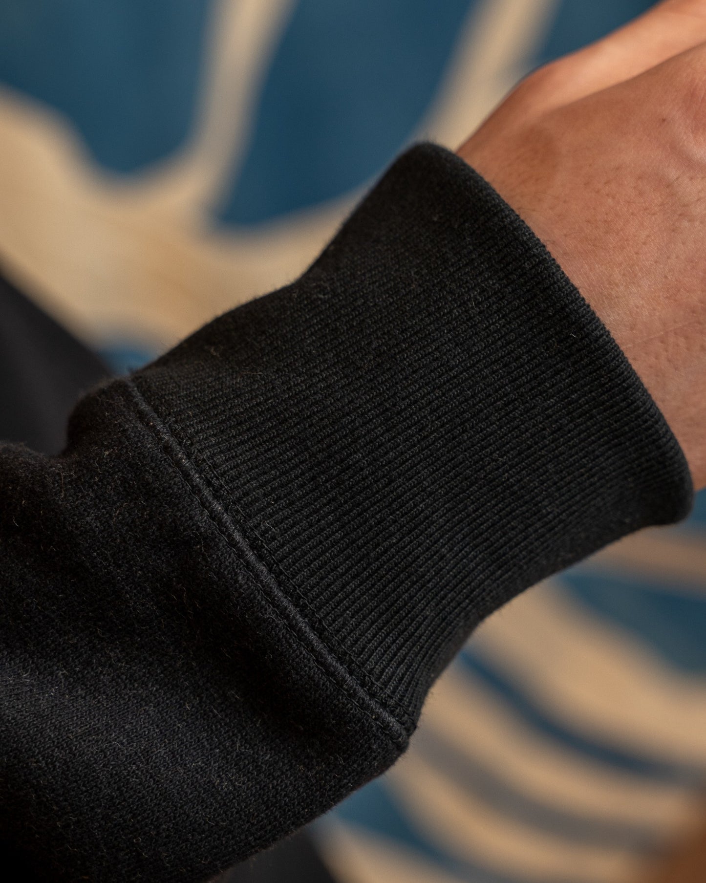 Pullover Hoodie - Fleeced Foxfibre® - Black