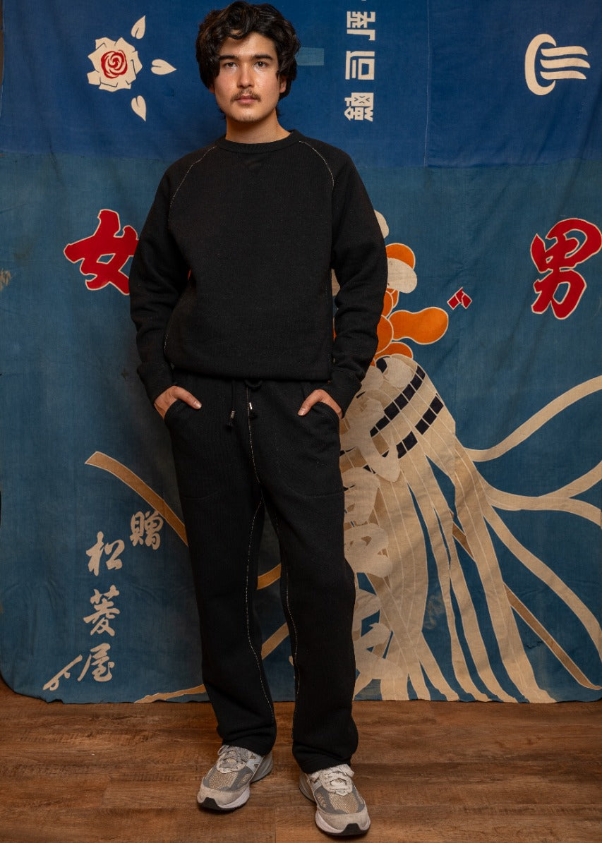 Sweatpants - Fleeced Foxfibre® - Black