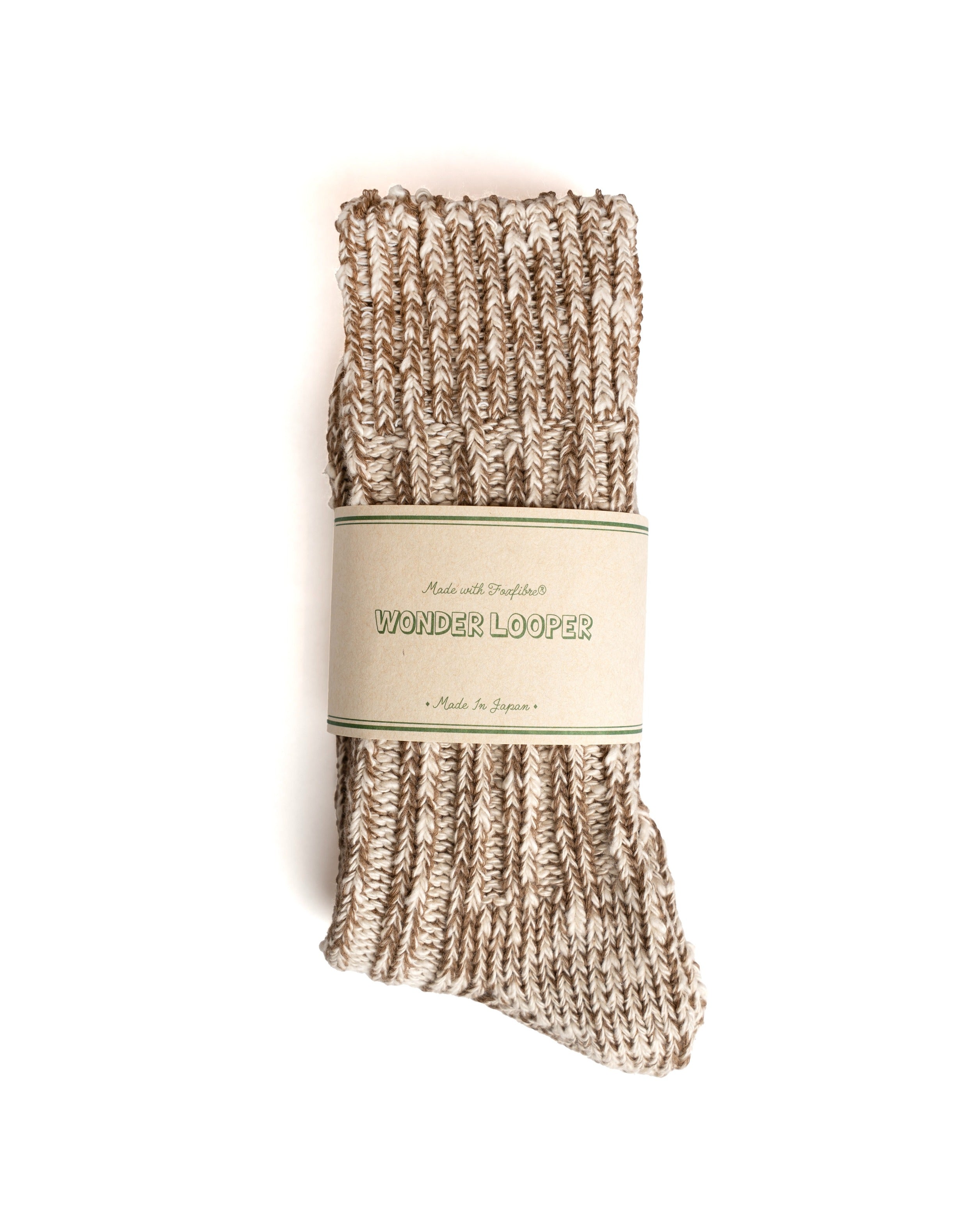 Low Gauge Moku Foxfibre® Socks - Coyote 80 Iron Mordant