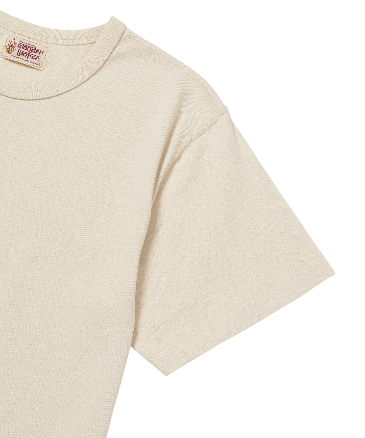 Suvin Gold Tsuriami T-shirt - Ecru