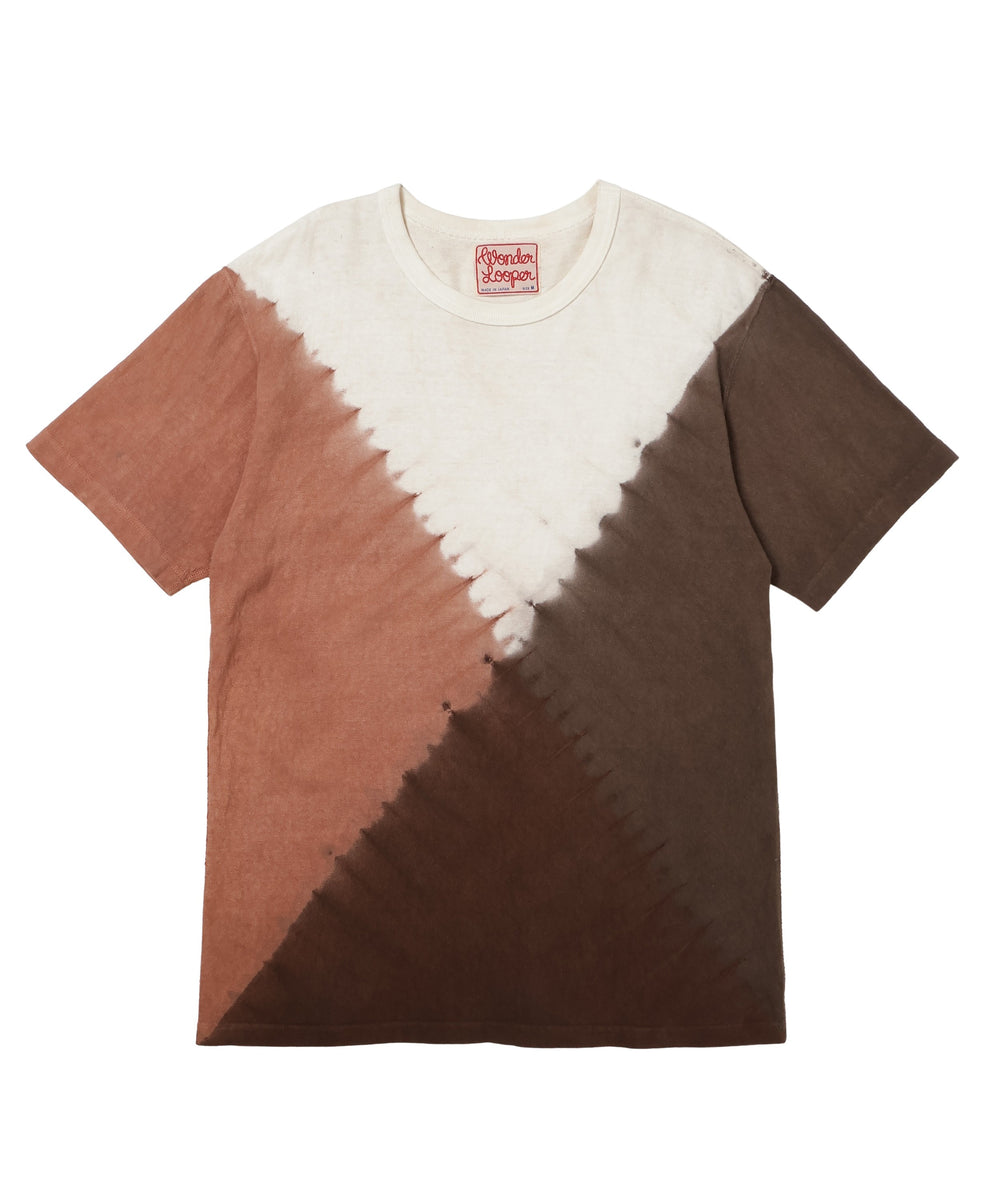 Natural Dye ELS Recycled Cotton Slub T-shirt - Sharinbai + Doro Shibori