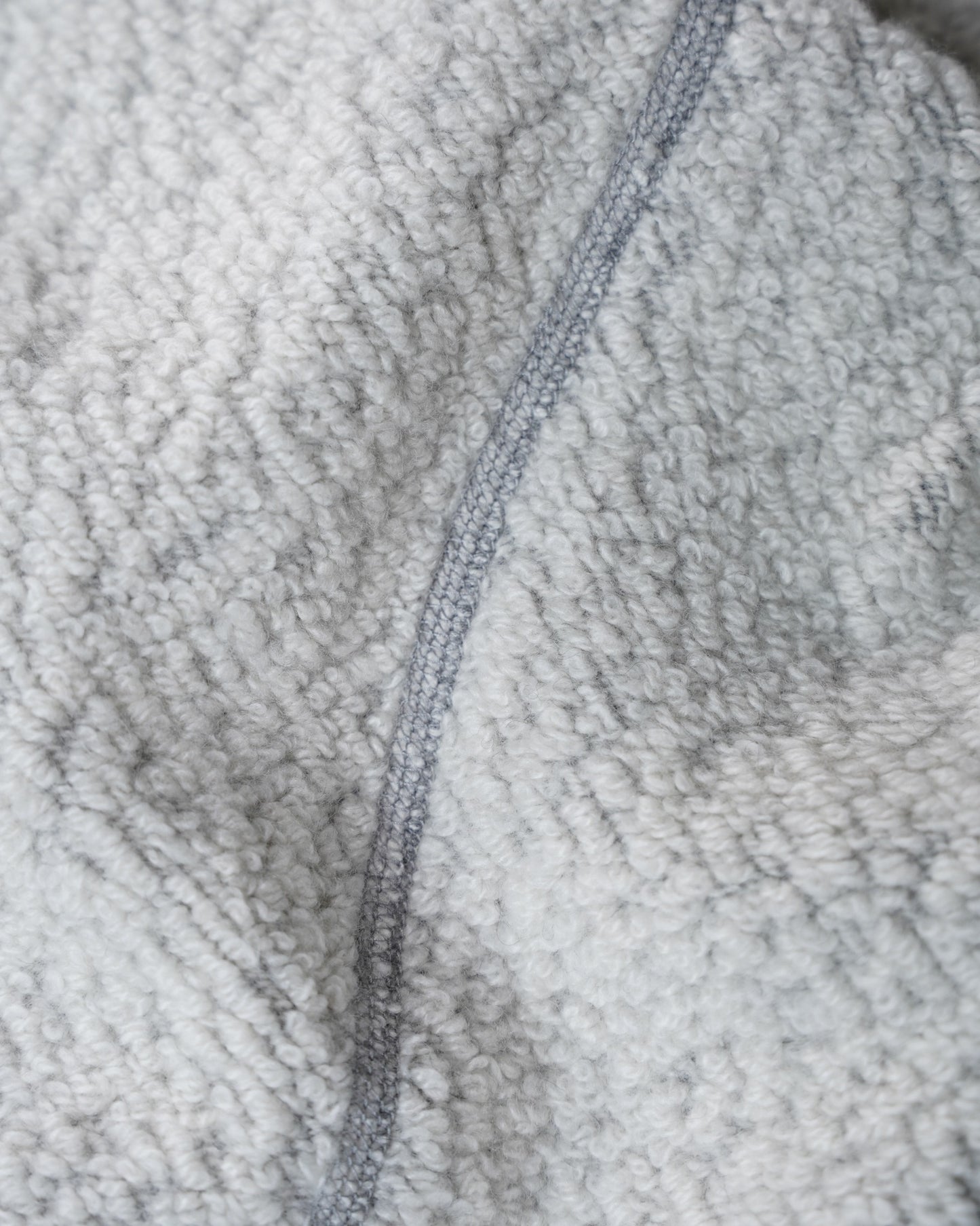 Crewneck -  Pure Cashmere Tsuriami French Terry - Heather Grey