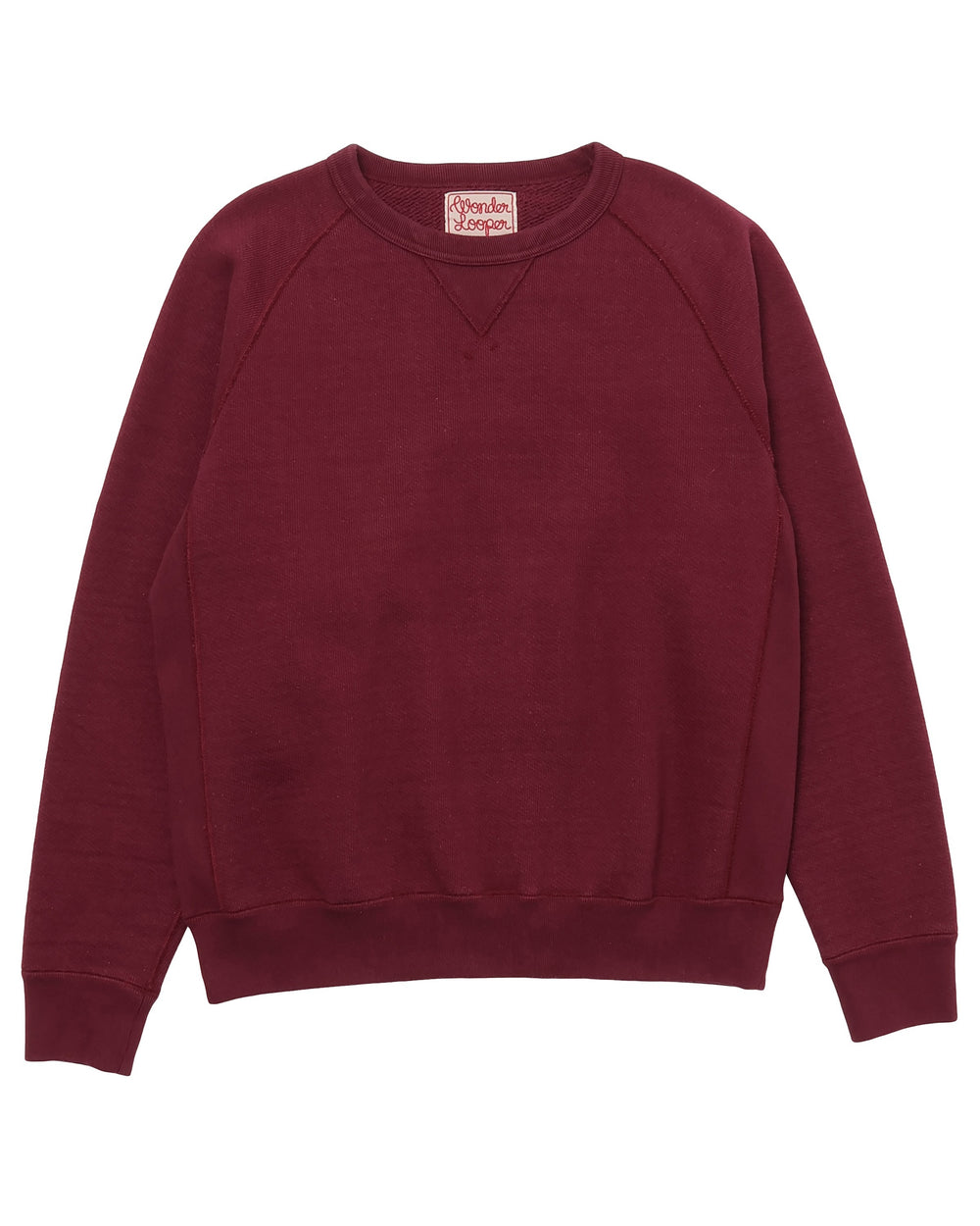Pullover Crewneck - Double Heavyweight French Terry - Burgundy