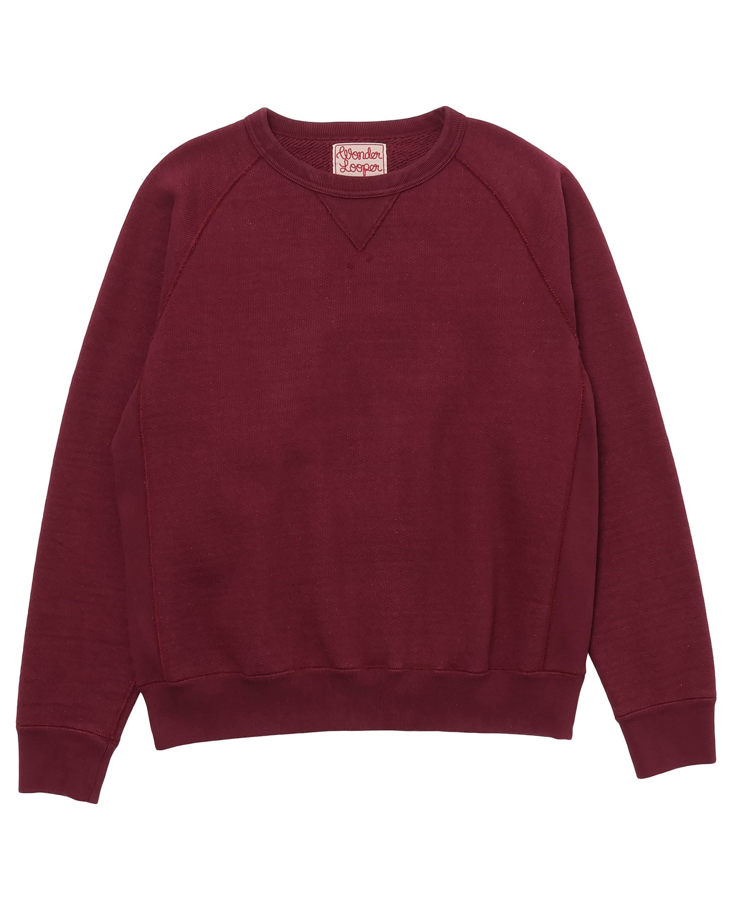Pullover Crewneck - Double Heavyweight French Terry - Burgundy