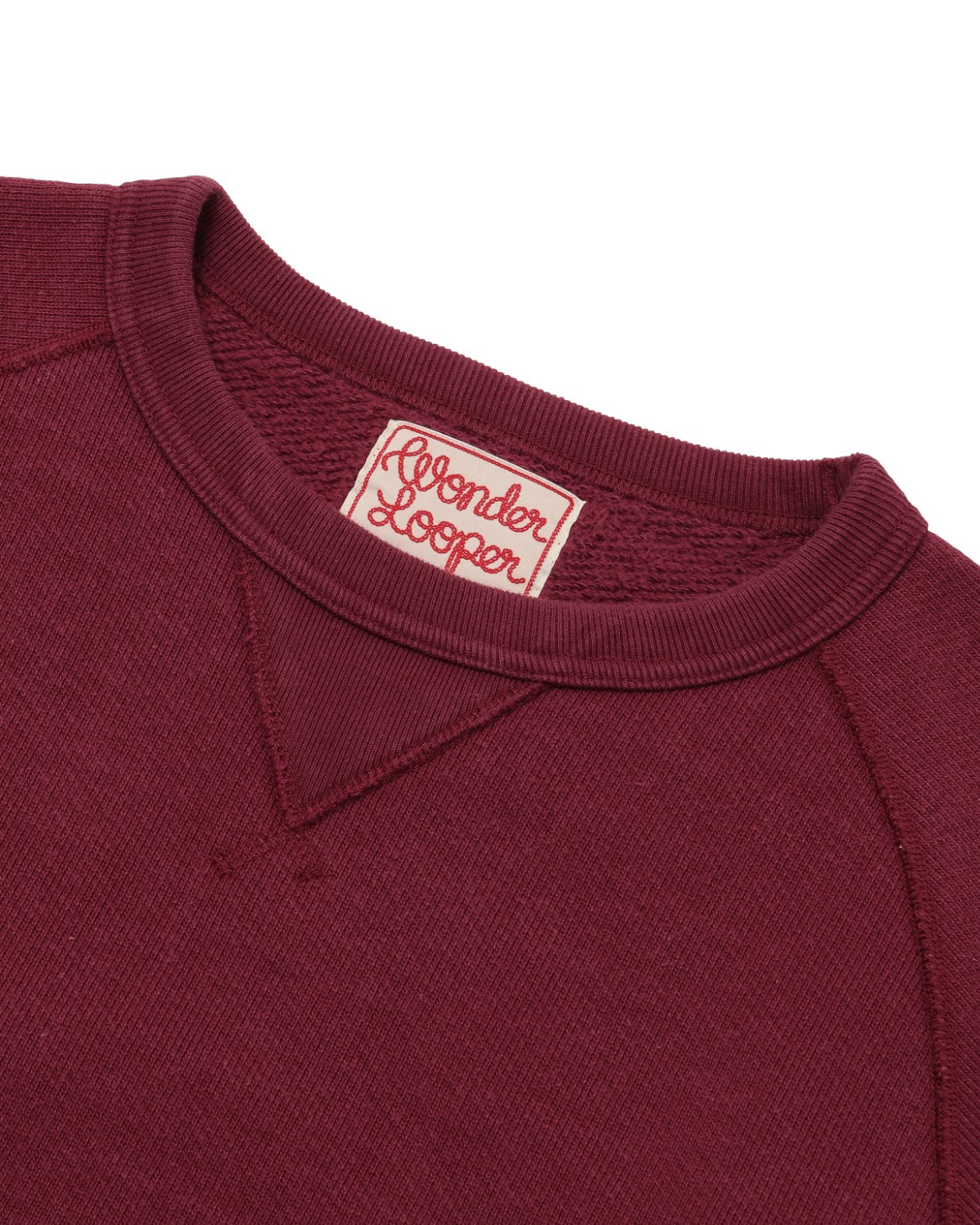 Pullover Crewneck - Double Heavyweight French Terry - Burgundy
