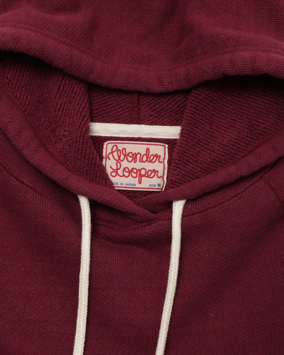 Pullover Hoodie - Double Heavyweight French Terry - Burgundy