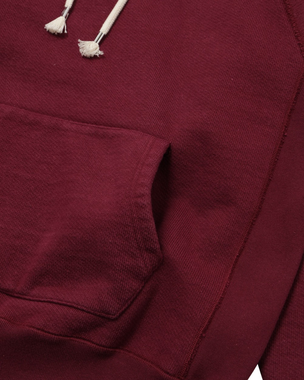Pullover Hoodie - Double Heavyweight French Terry - Burgundy