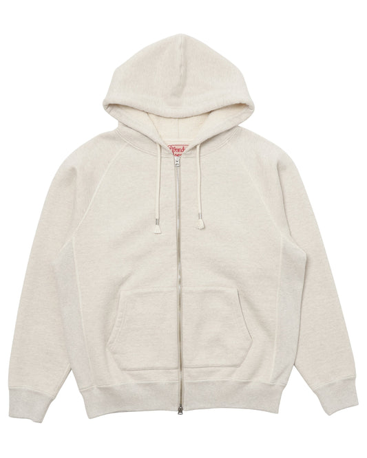 Zip Hoodie - Double Heavyweight French Terry - Oatmeal