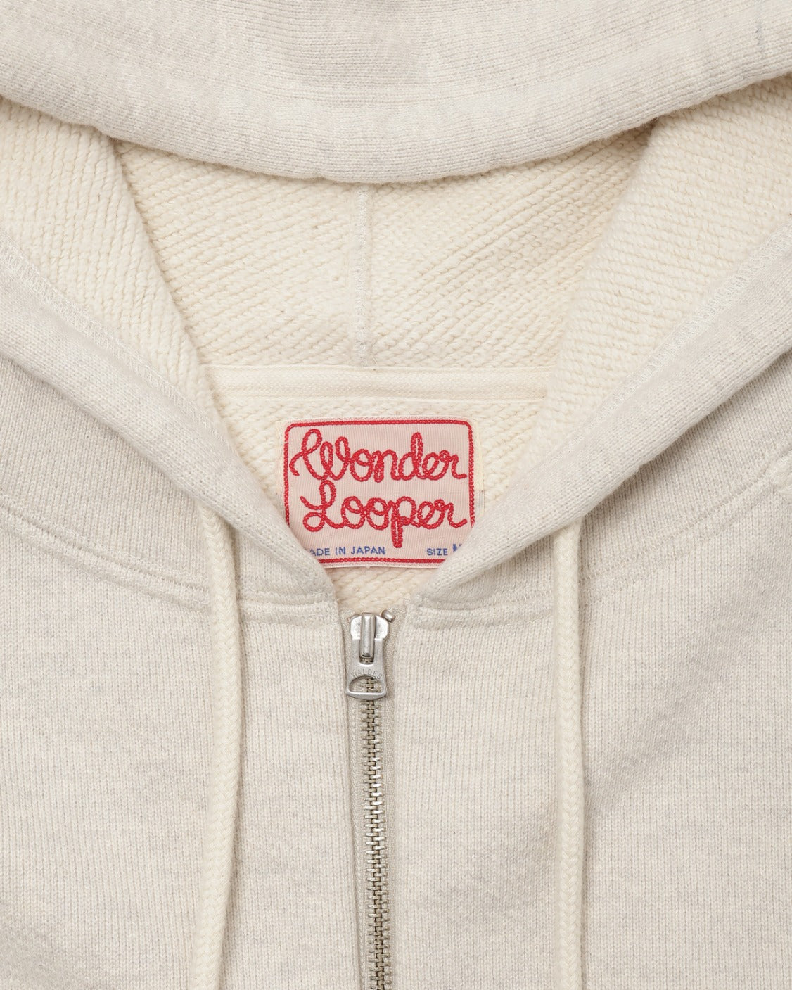 Zip Hoodie - Double Heavyweight French Terry - Oatmeal