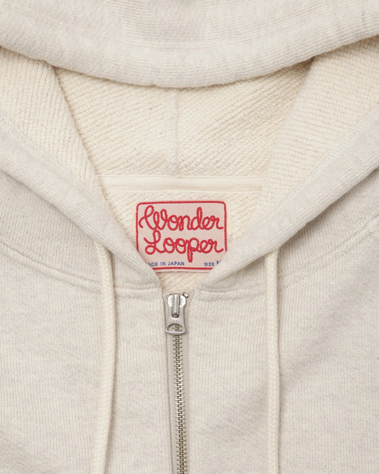 Zip Hoodie - Double Heavyweight French Terry - Oatmeal