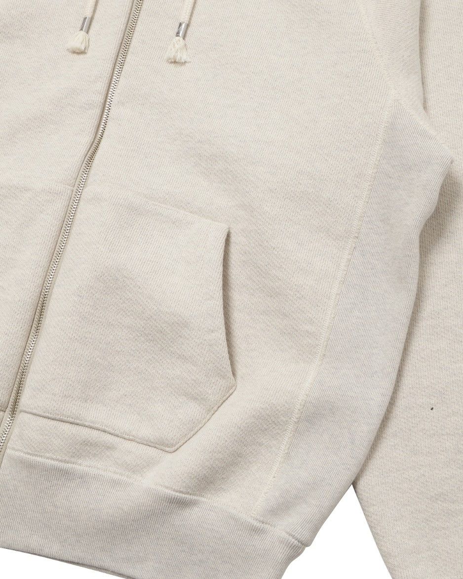 Zip Hoodie - Double Heavyweight French Terry - Oatmeal