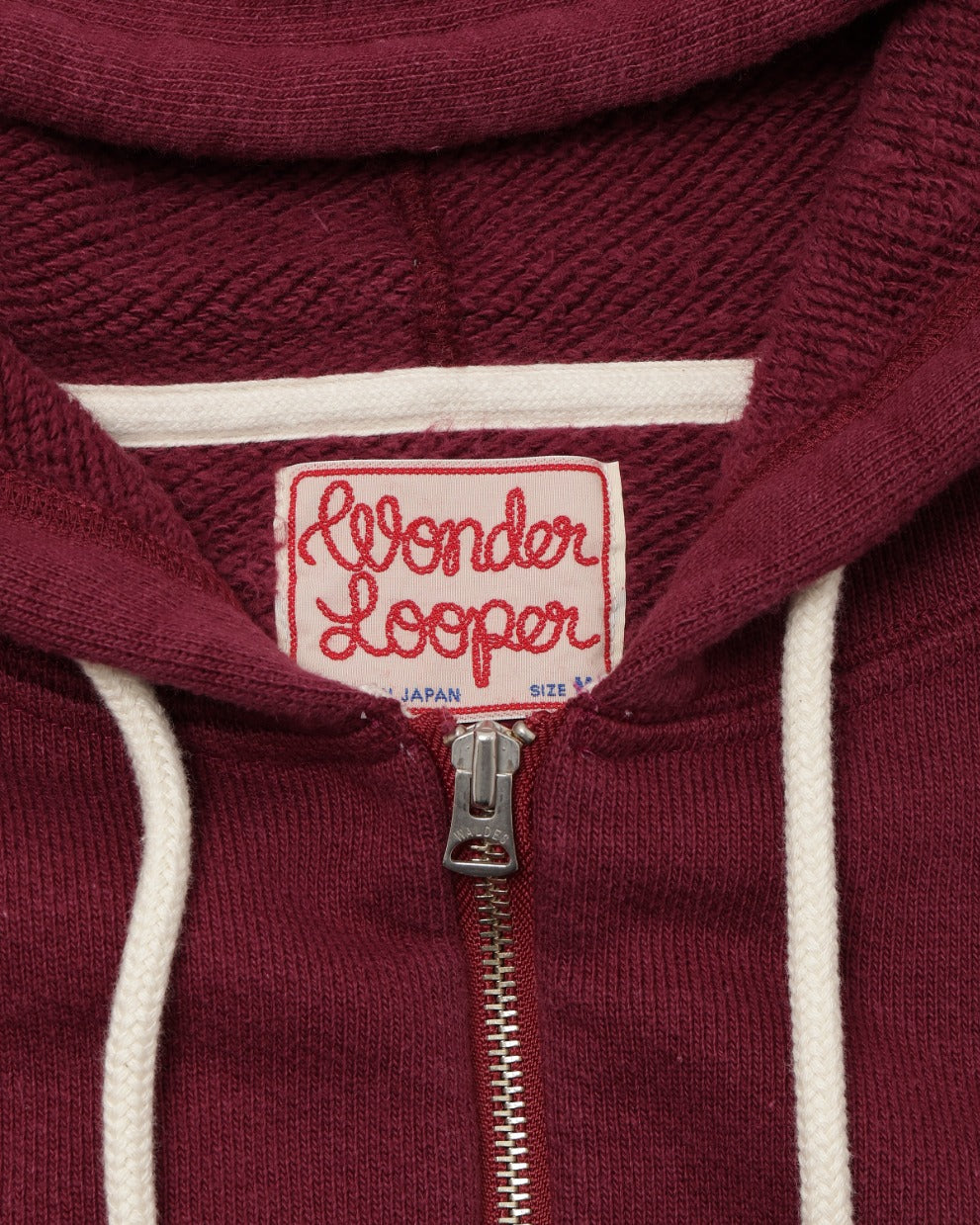 Zip Hoodie - Double Heavyweight French Terry - Burgundy