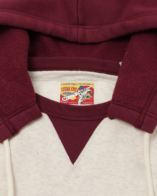 Azuma Knit Afterhood - Burgundy/Oatmeal