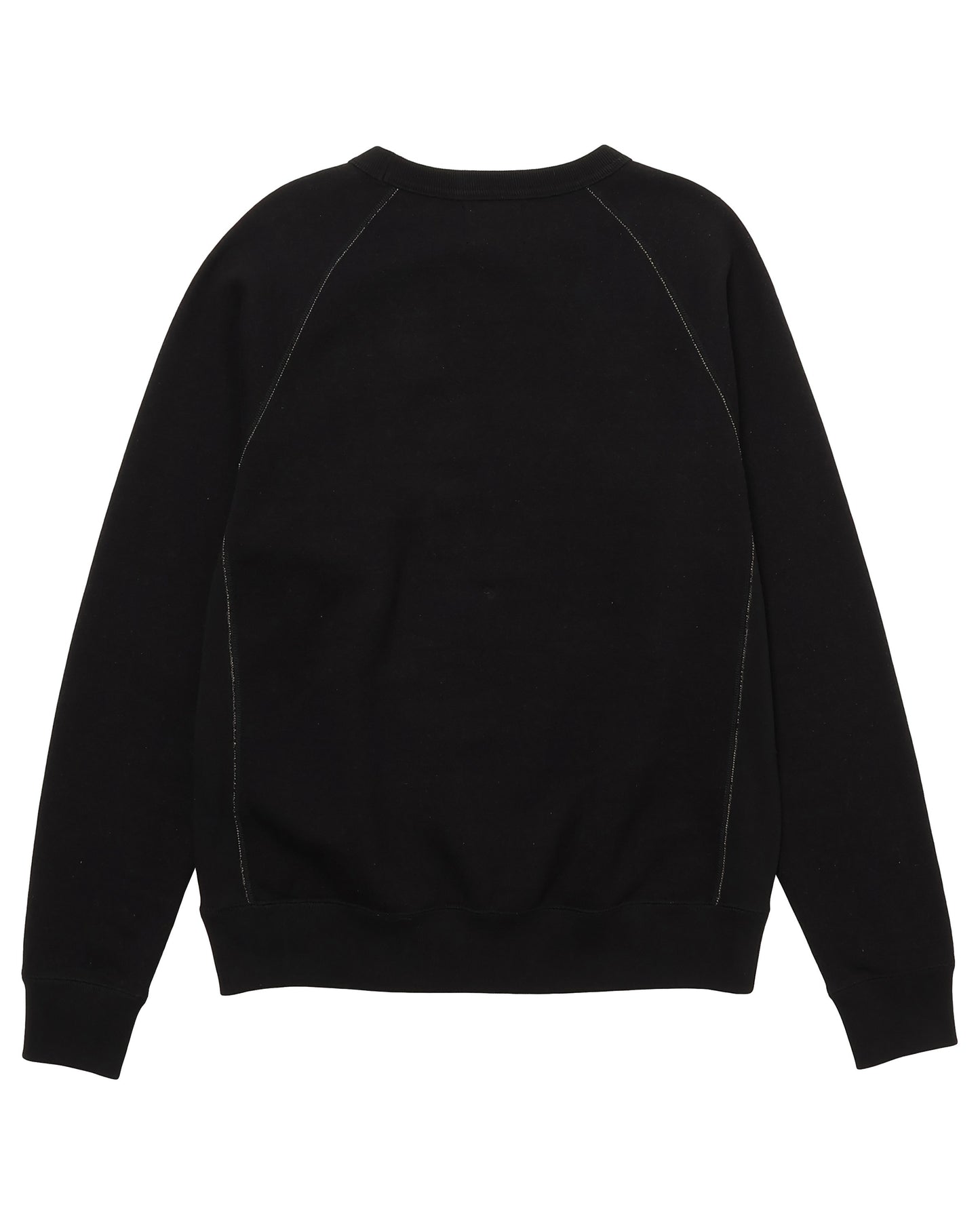 Pullover Crewneck - Fleeced Foxfibre® - Black