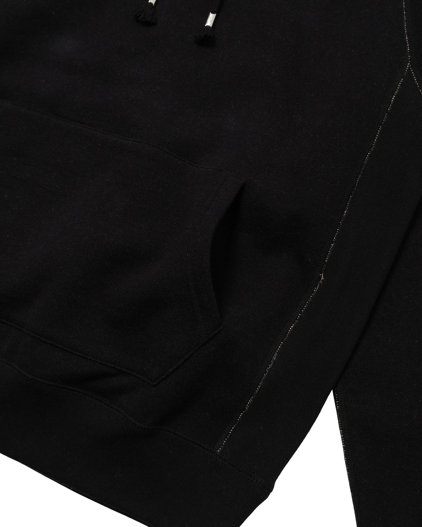Pullover Hoodie - Fleeced Foxfibre® - Black