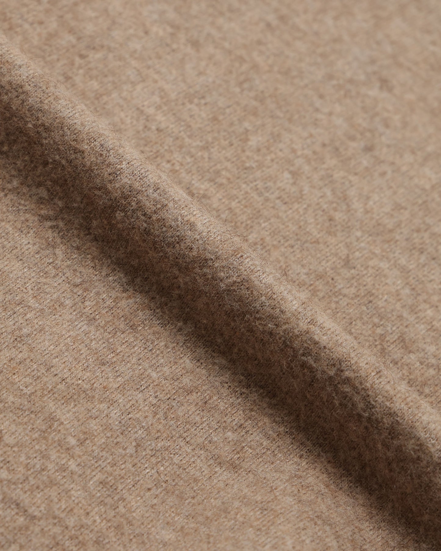 Field Shirt - Foxfibre® Yak Blend Knit Flannel - Tobacco