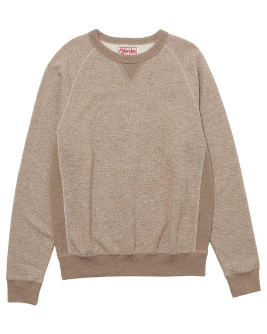 Crewneck - Foxfibre® Yak Blend French Terry - Ash