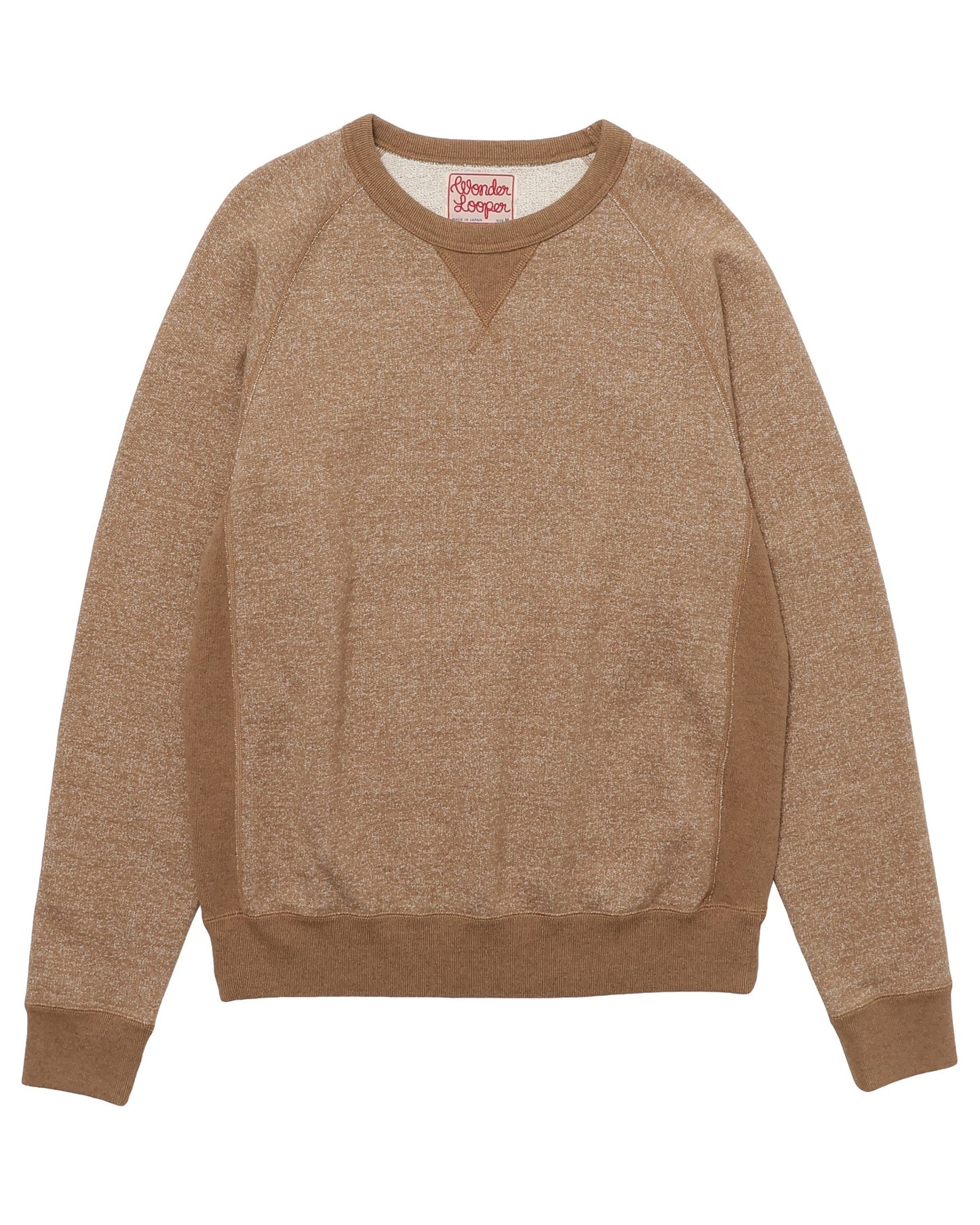 Crewneck - Foxfibre® Yak Blend French Terry - Tobacco