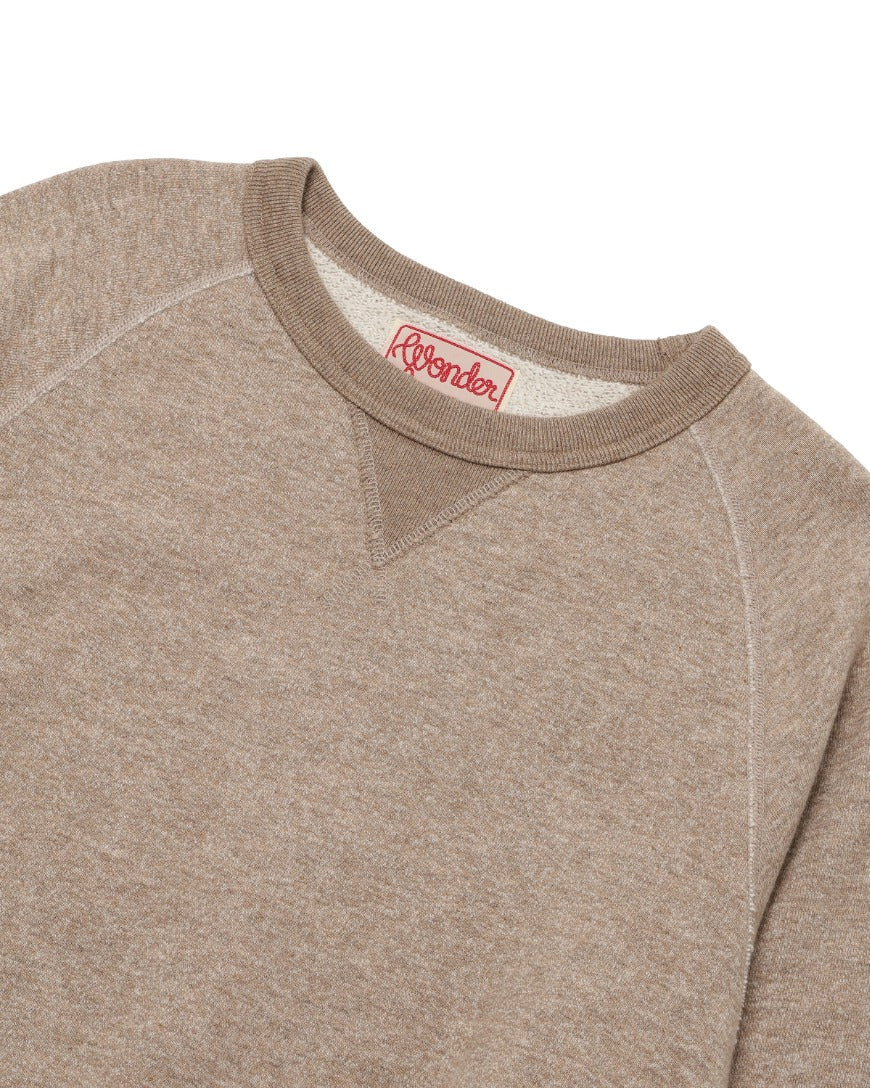 Crewneck - Foxfibre® Yak Blend French Terry - Ash