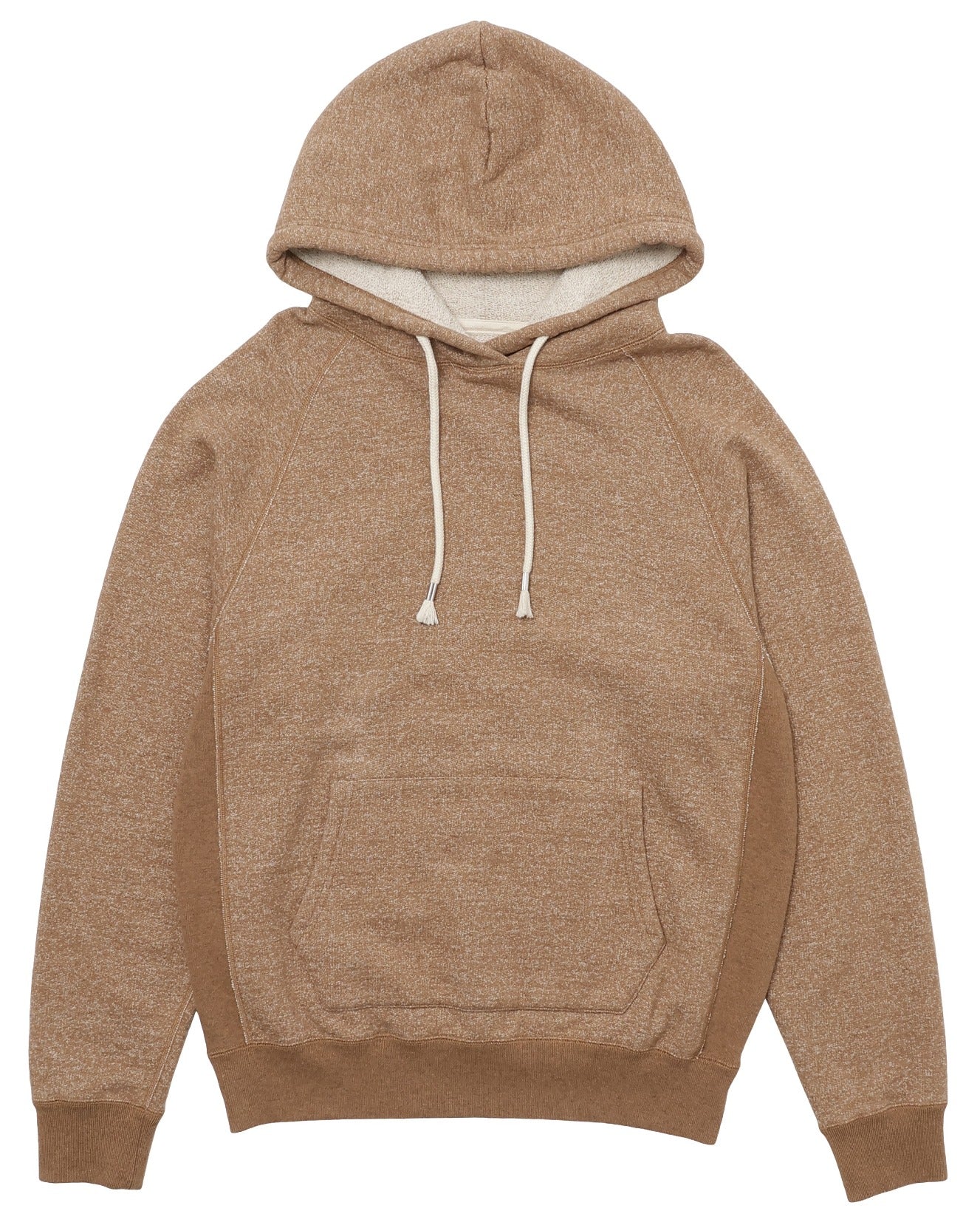 Pullover Hoodie - Foxfibre® Yak Blend French Terry - Tobacco