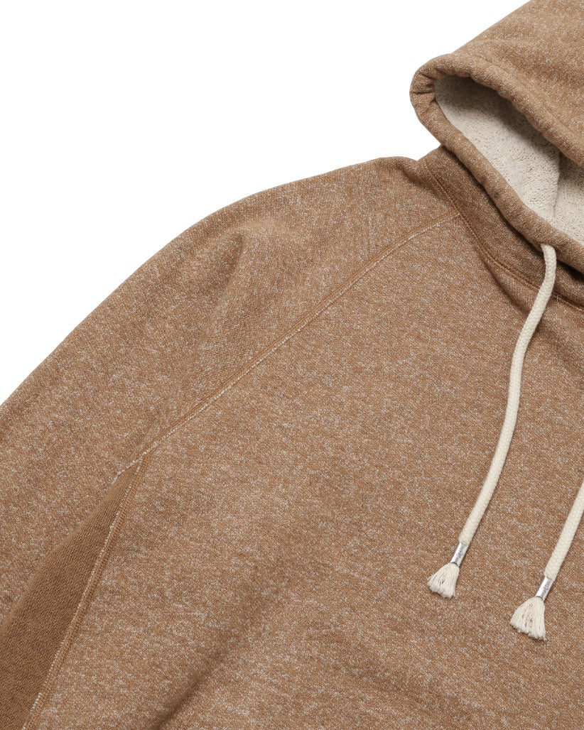 Pullover Hoodie - Foxfibre® Yak Blend French Terry - Tobacco