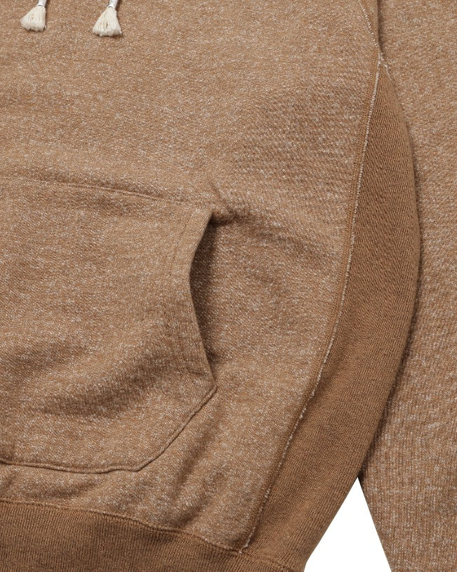 Pullover Hoodie - Foxfibre® Yak Blend French Terry - Tobacco