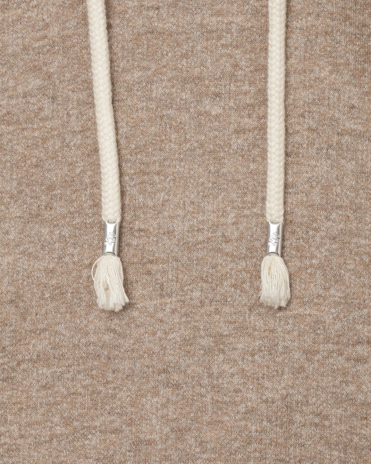 Pullover Hoodie - Foxfibre® Yak Blend French Terry - Ash