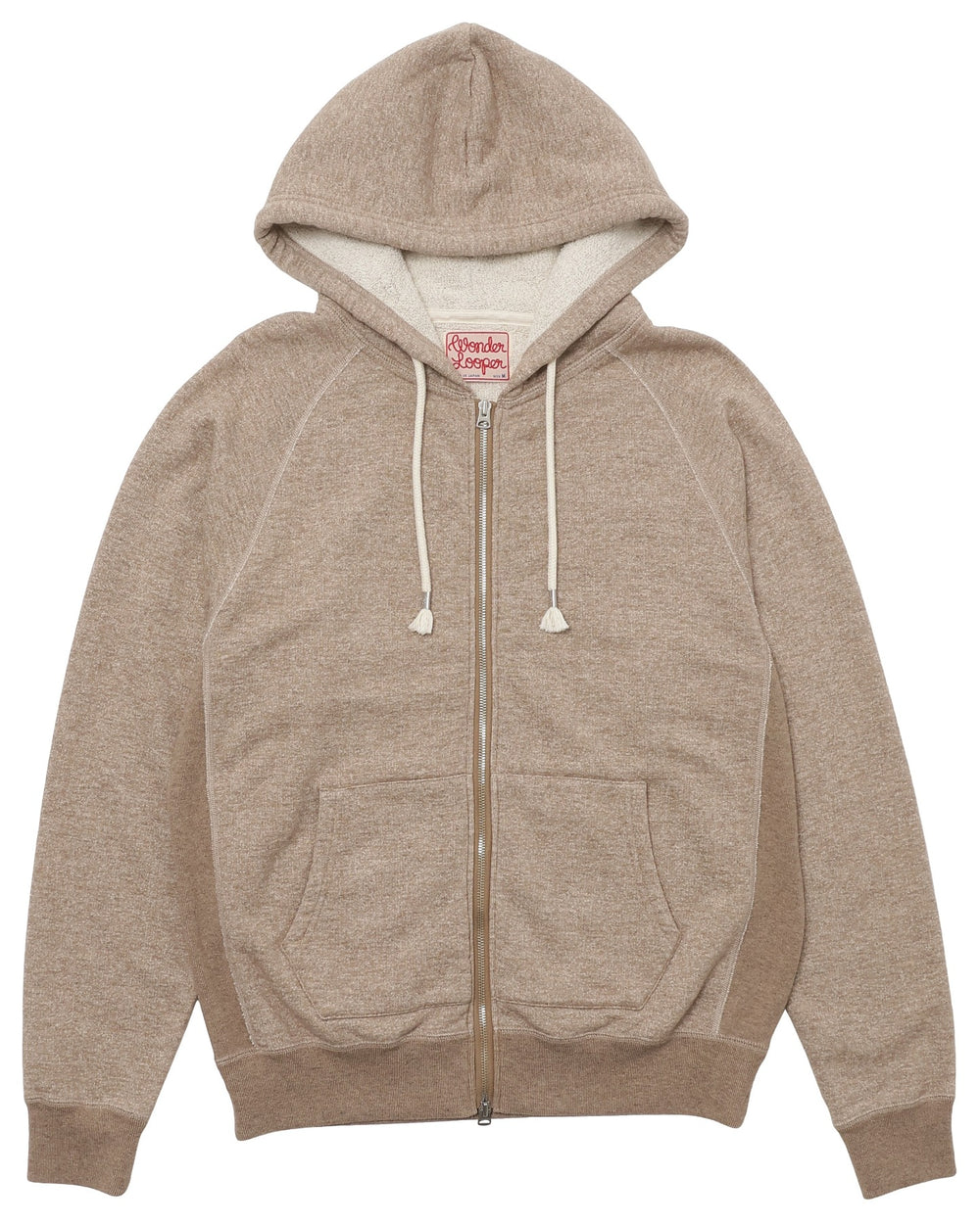Zip Hoodie - Foxfibre® Yak Blend French Terry - Ash